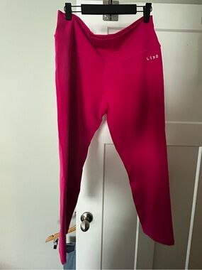 High-Waist Pink Leggings